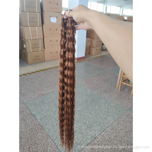 Long  synthetic hair for brading yaki ombre Curly Egyotian Water Wave braiding hair Crochet Wavy Braiding Hair